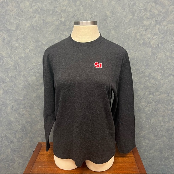 Vintage SI‎ (Sports Illustrated)Charcoal Grey Thermal - Picture 1 of 6